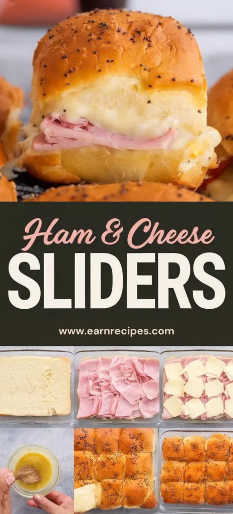 Ham and Cheese Hawaiian Roll Sliders
