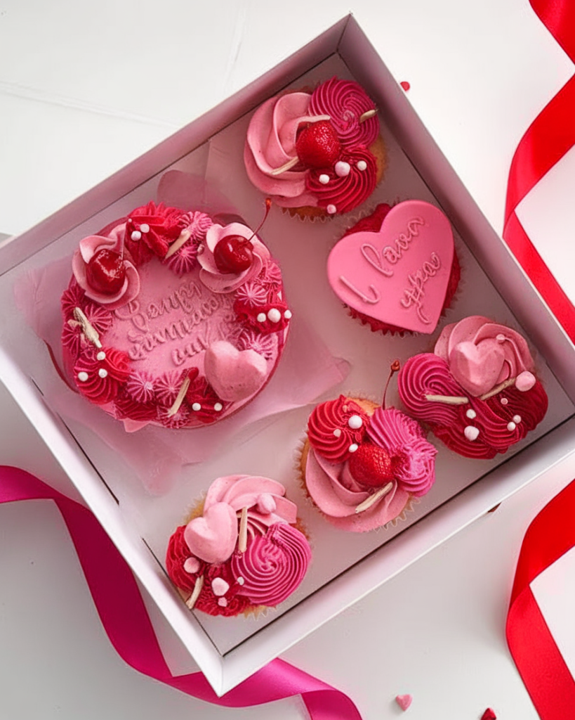 Mini Valentine Cakes