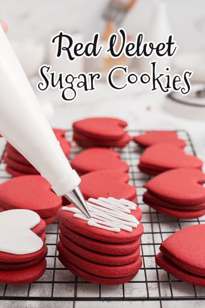 Red Velvet Sugar Cookies Recipe