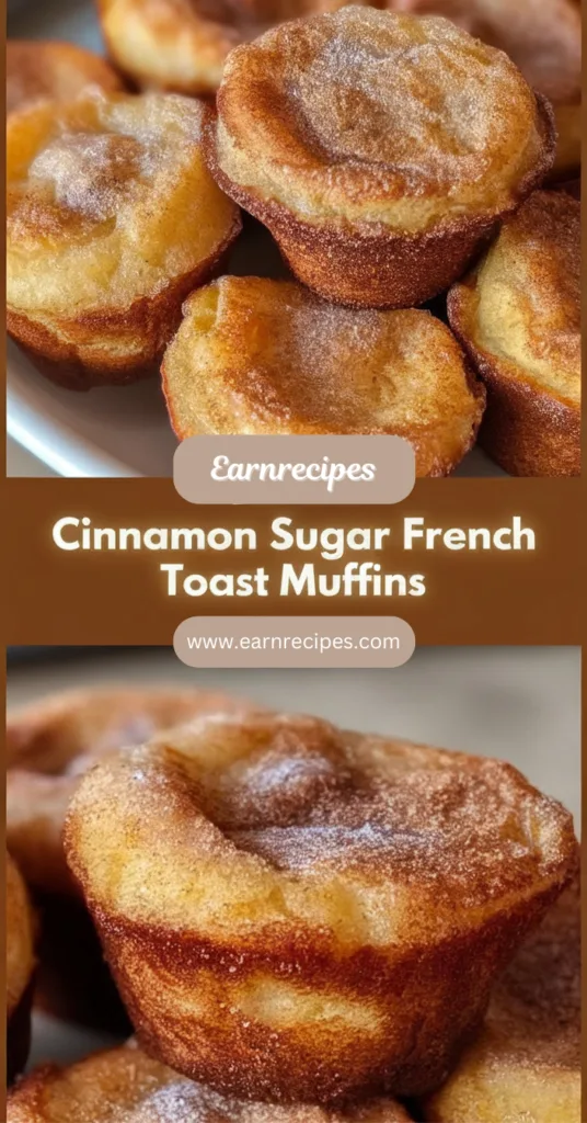 Cinnamon Sugar French Toast Muffins