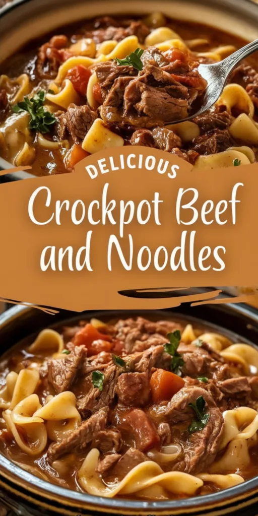 Crockpot Beef and Noodles